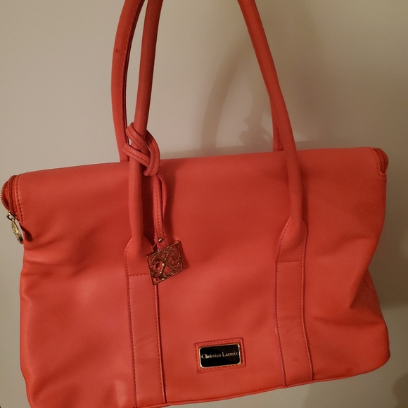 Christian Lacroix orange purse - Picture 1 of 7